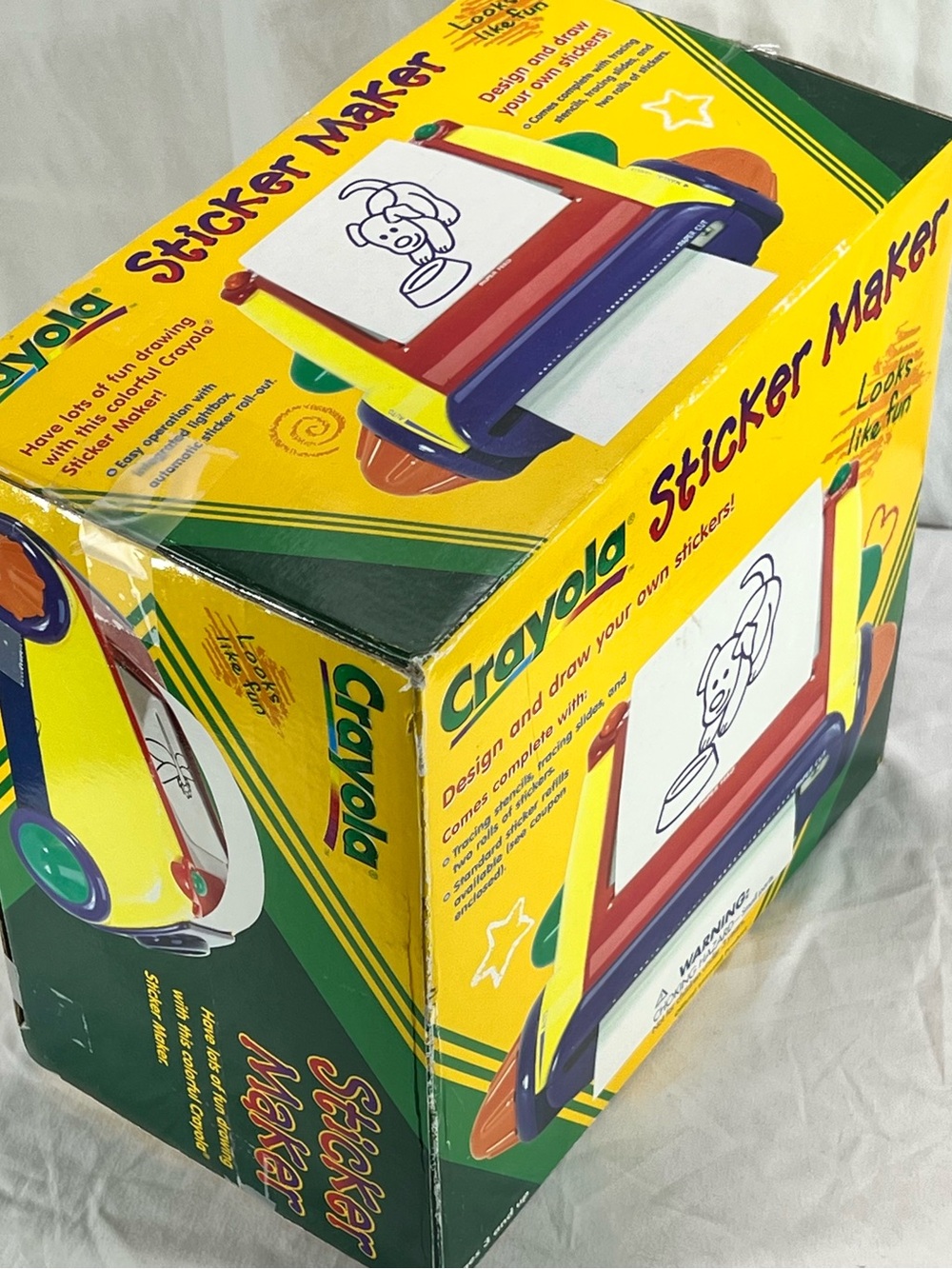 Crayola Sticker Maker Toy - Yellow, Red, Blue